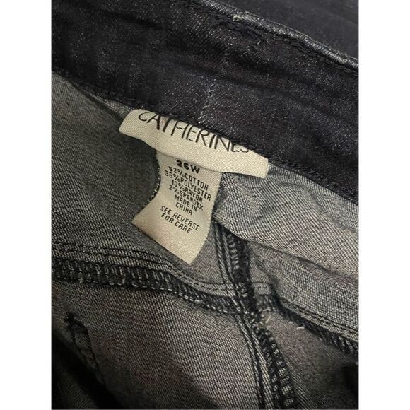 NWOT Catherines Women's Plus Size Shimmer Cuff Jean Size 26W - Picture 2 of 4